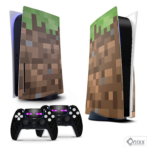Skin PS5 Adesiva Minecraft