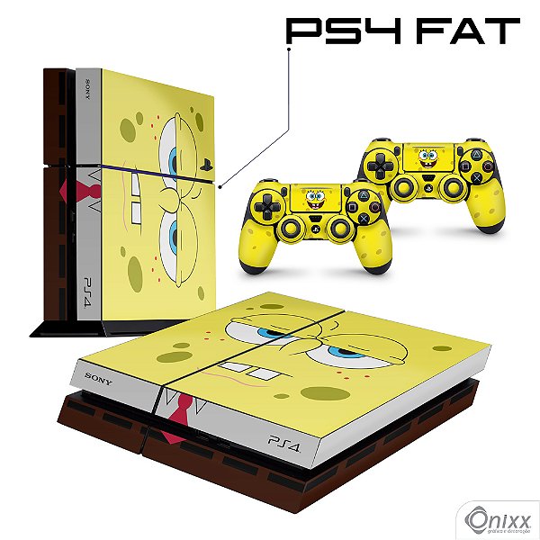 Skin PS4 Adesiva Bob Esponja