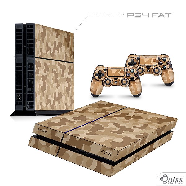 Skin PS4 Adesiva Camuflado Desert