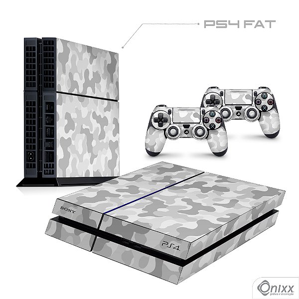 Skin PS4 Adesiva Camuflado Polar