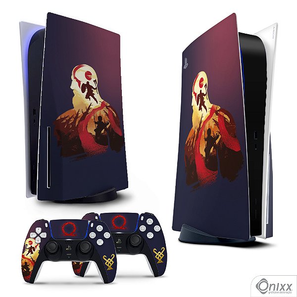 Skin PS5 Adesiva God Of War Blue Skin