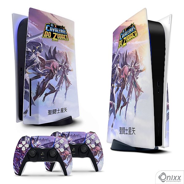 Skin PS5 Adesiva Saint Seiya