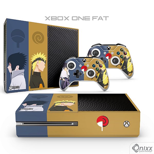 Skin XBOX ONE Adesiva Naruto e Sasuke