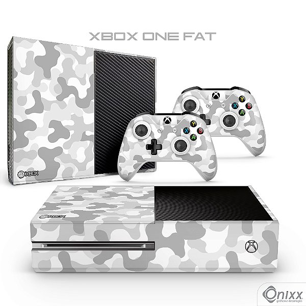 Skin XBOX ONE Adesiva Camuflado Polar
