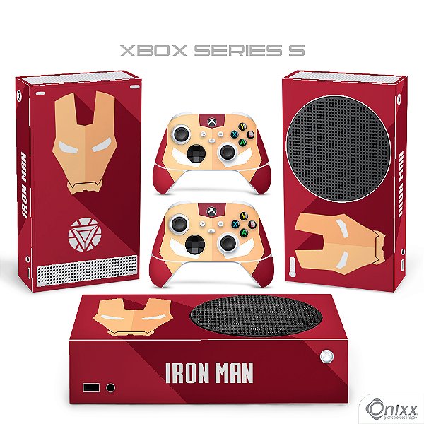 Skin Xbox Series S Adesiva Iron Man Minimalista
