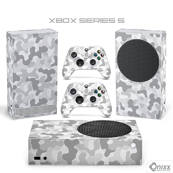 Skin Xbox Series S Adesiva Camuflado Polar