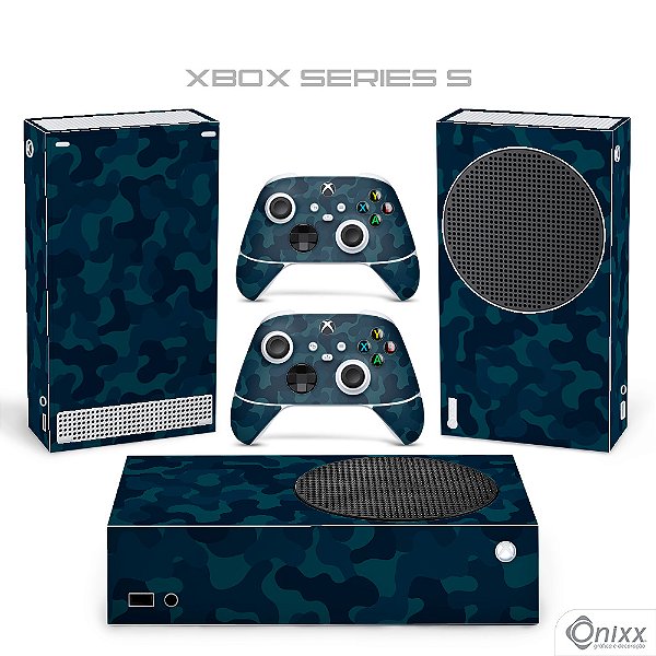 Skin Xbox Series S Adesiva Camuflado Naval