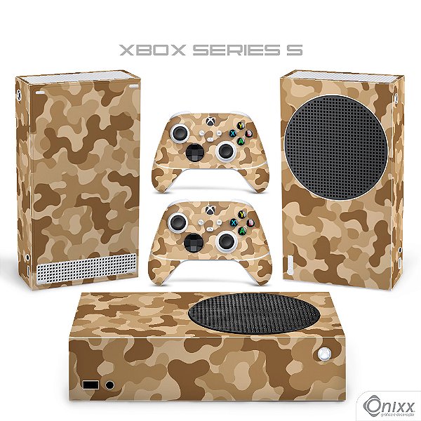 Skin Xbox Series S Adesiva Camuflado Desert