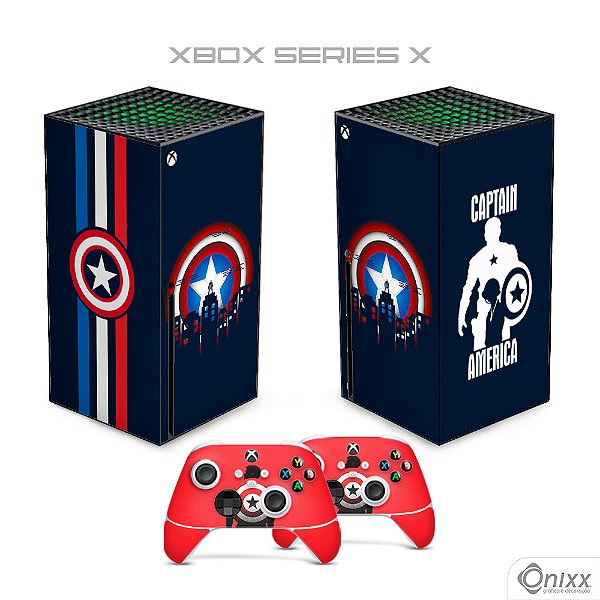Skin Xbox Series X Adesiva Capitain America