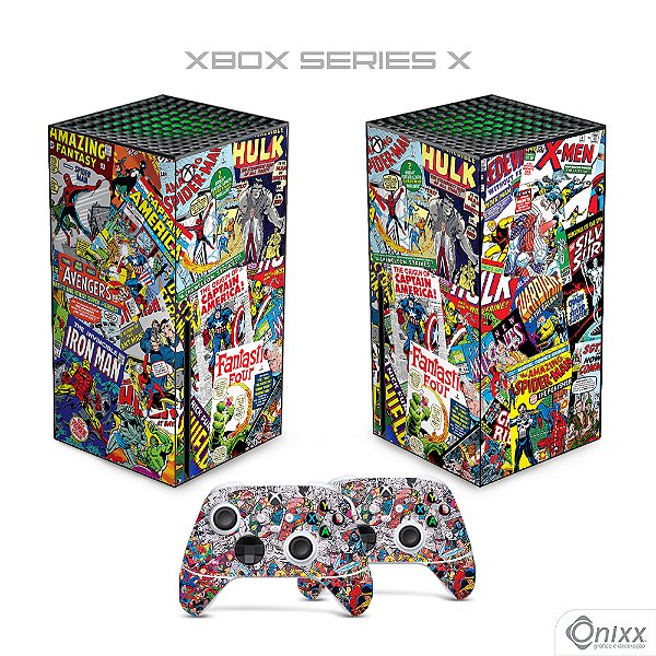 Skin Xbox Series X Adesiva Marvel