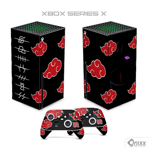 Skin Xbox Series X Adesiva Naruto Akatsuki