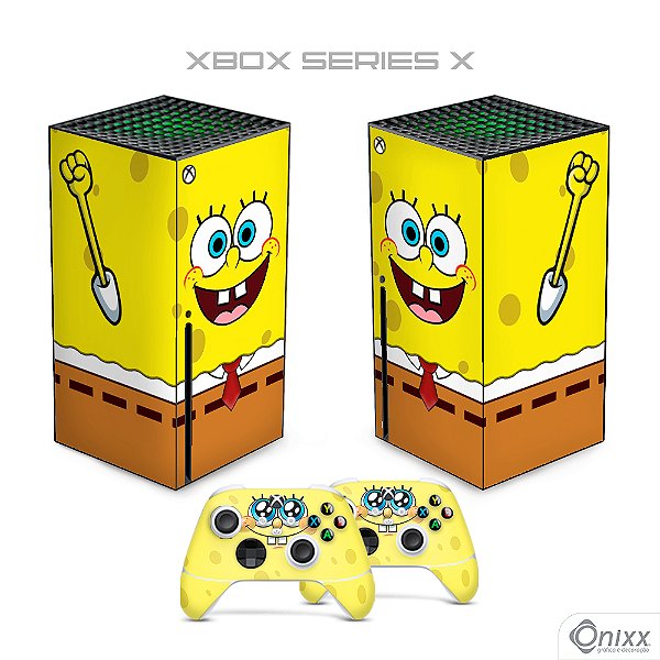 Skin Xbox Series X Adesiva Bob Esponja