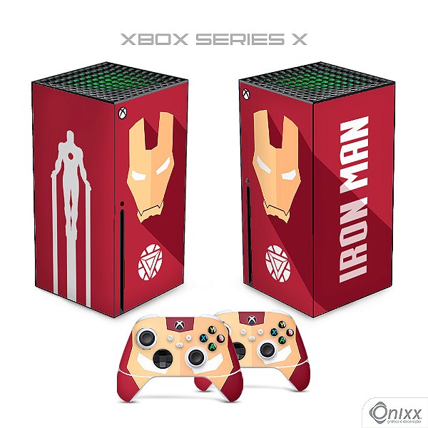 Skin Xbox Series X Adesiva Iron Man Minimalista