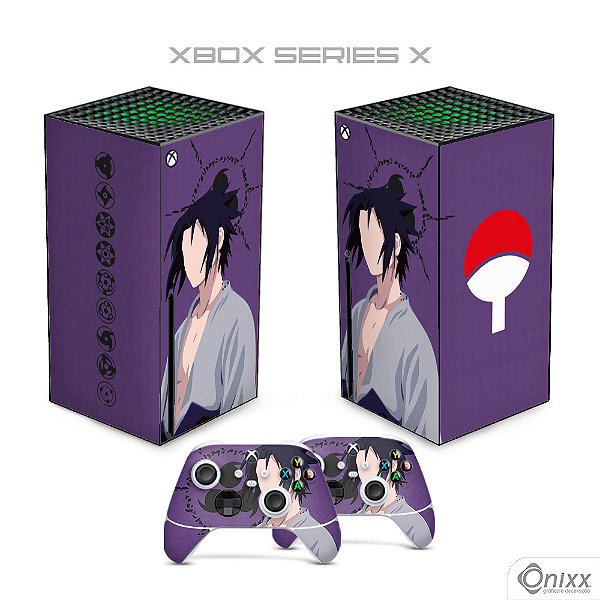 Skin Xbox Series X Adesiva Sasuke Uchiha Minimalist