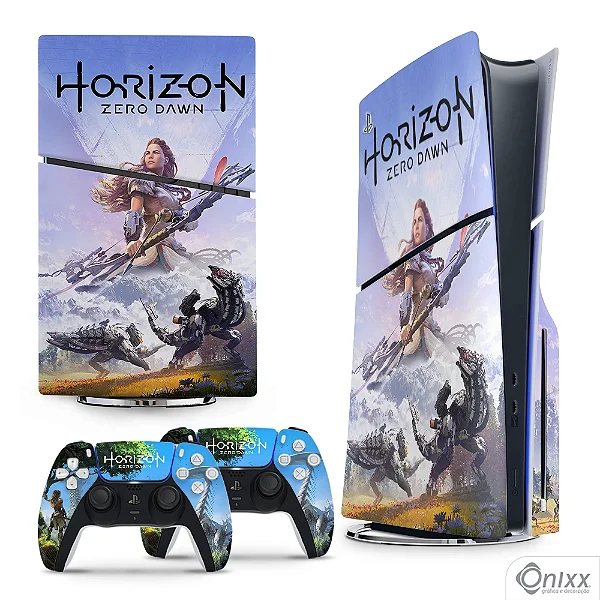 Skin PS5 Slim Adesiva Horizon Zero Down