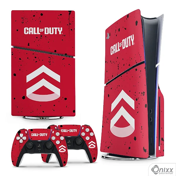 Skin PS5 Slim Adesiva Call Of Duty Edição Especial
