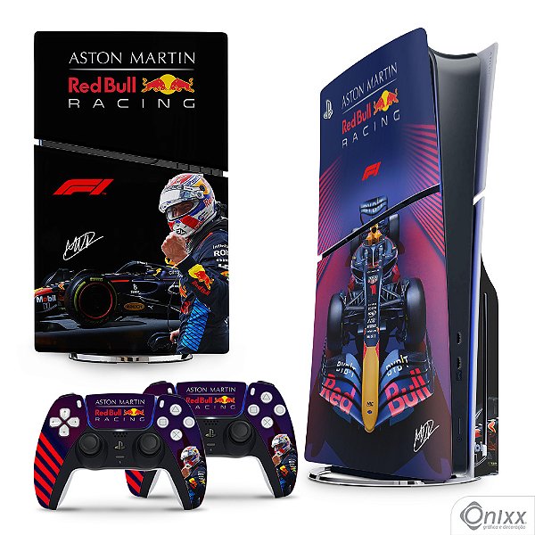 Skin PS5 Slim Adesiva F1 Max Verstappen