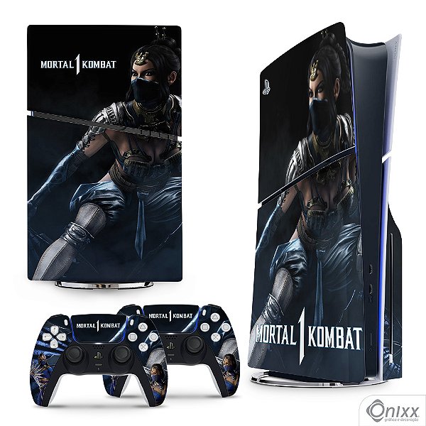 Skin PS5 Slim Adesiva Mortal Kombat 1 Kitana