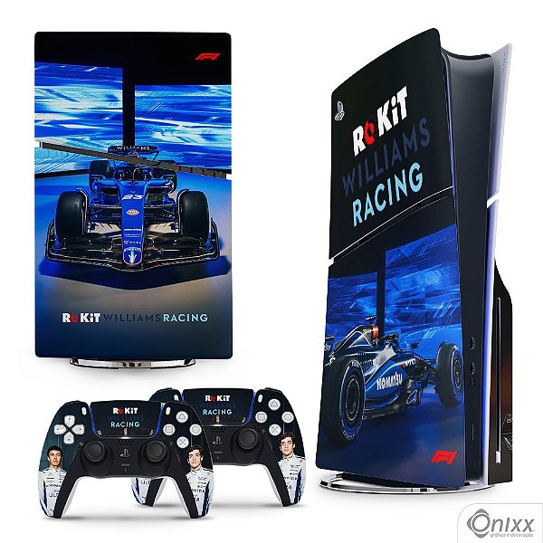 Skin PS5 Slim Adesiva F1 Williams Racing