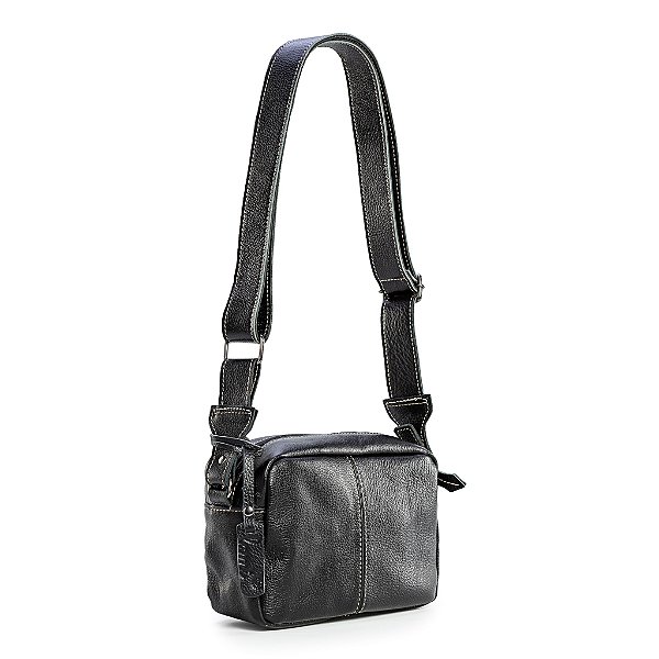 Bolsa Tiracolo Crossbag Gi em couro legitimo - Lami Bolsas