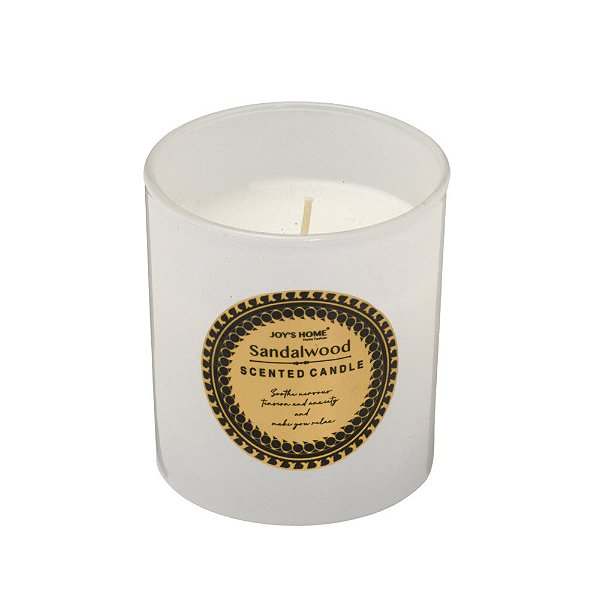 VELA DECORATIVA BRANCA 9CM