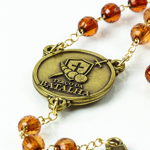 Kit do Devocional do Terço da Batalha (Terço + Cartão + Livro Devocional)