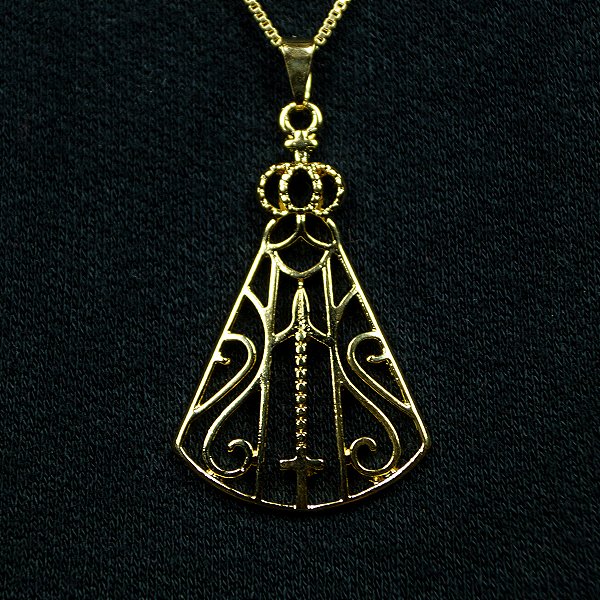 Pingente vazado Nossa Senhora Aparecida