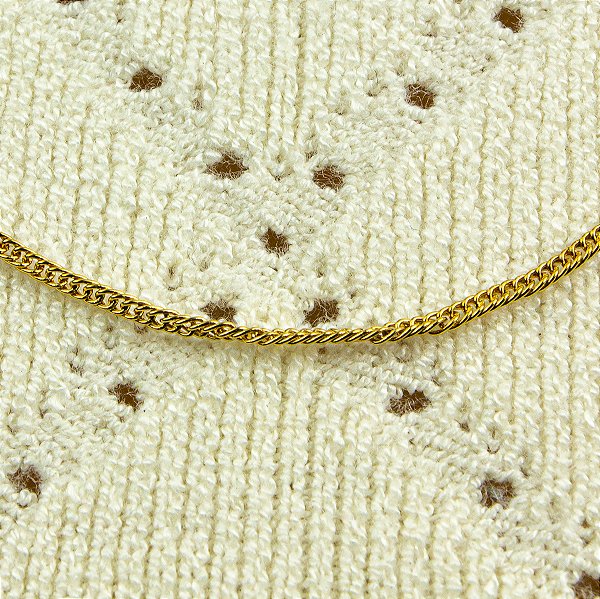 Corrente Dourada Elo Pequeno