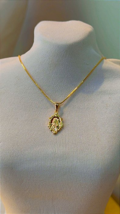 Pingente dourado médio São José
