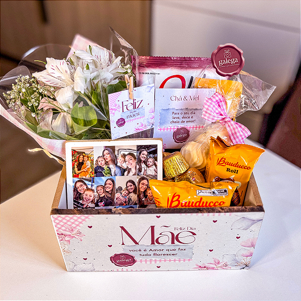 Caixa de Amor para Mãe Personalizada Especial Dia das Mães