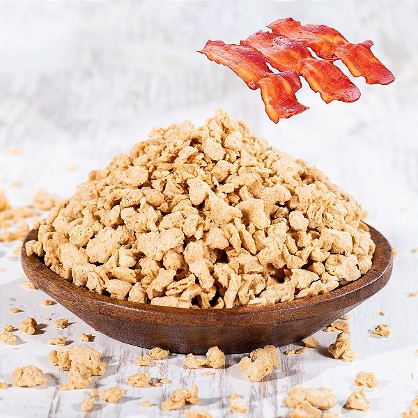Proteína de Soja Texturizada - Média - Bacon