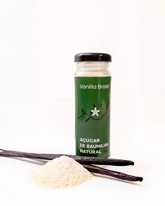 Açúcar de Baunilha Natural (80g) – Vanilla Brasil