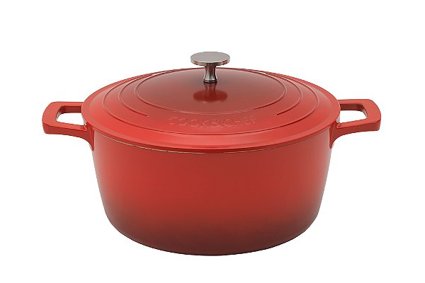 Panela Caçarola Alta 20cm Cook&chef Vermelha 4,5 Mimo Style