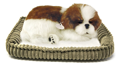 Cachorro Filhote Pelúcia Perfect Petzzz Respira Shih Tzu