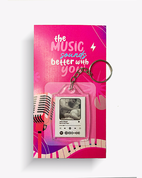 Chaveiro Spotify Personalizado