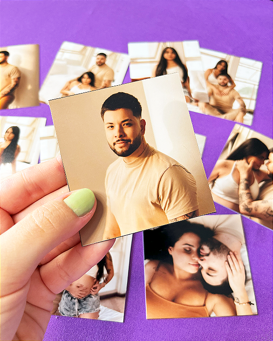 6 Ímãs de Geladeira - Polaroid (7x7cm)