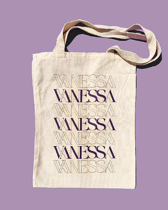 Ecobag "NOME" Personalizada (30x40cm)