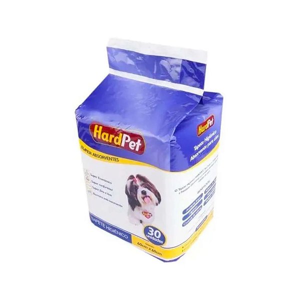 Tapete Higiênico Hard Pet 60x60 30 unidades