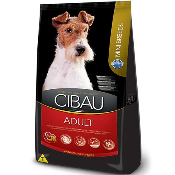 Ração Cibau Cães Adultos Raças Pequenas 3kg