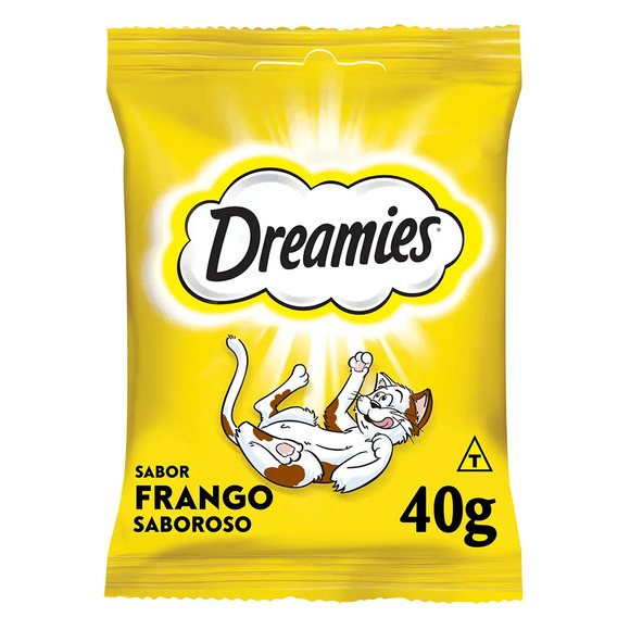 Petisco Dreamies Frango para Gatos Adultos 40 g