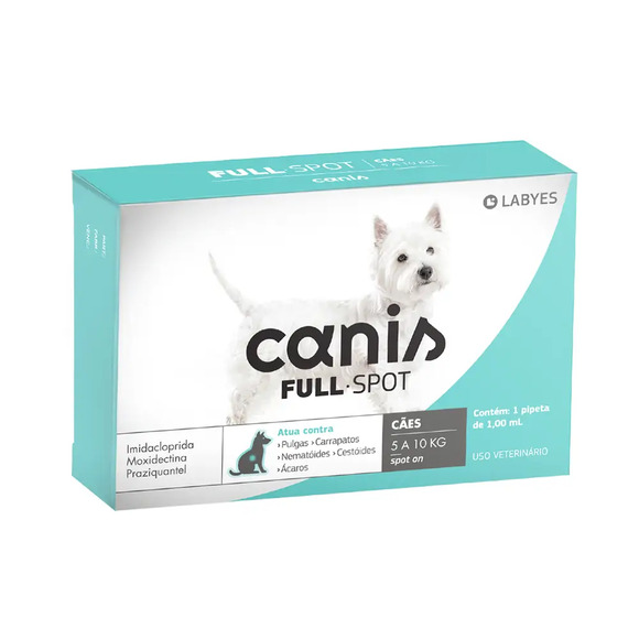 Antiparasitário Canis Fullspot 5 a 10kg 1 pipeta