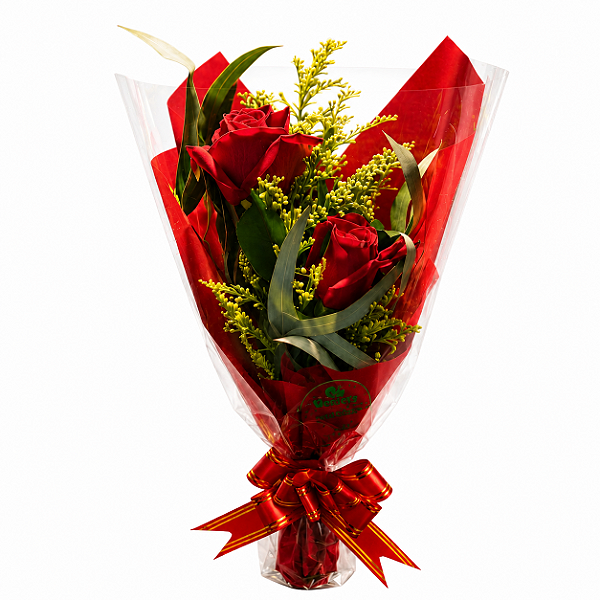 Ramalhete de 2 Rosas Love Red