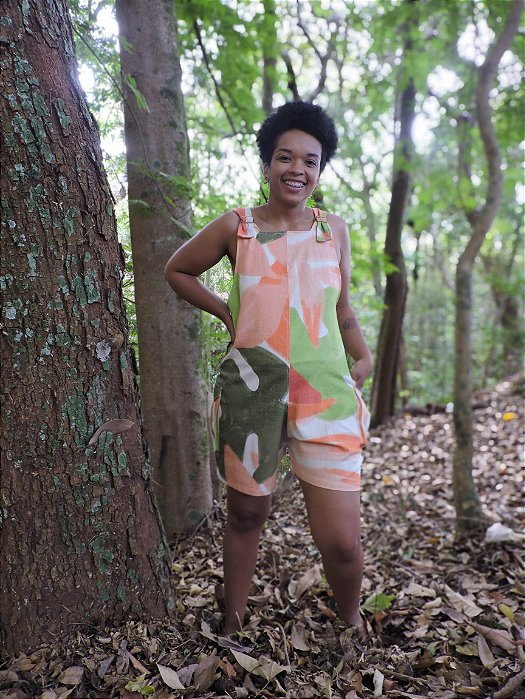 Macacão Curto Floresta