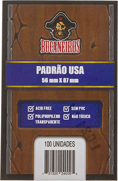 SLEEVE PADRÃO USA (56 x 87)