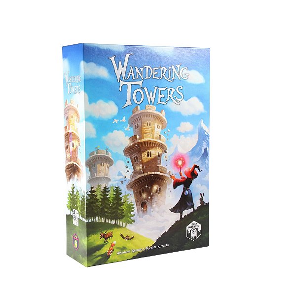 Jogo Wandering Towers + Mini Expansão + Sleeve grátis