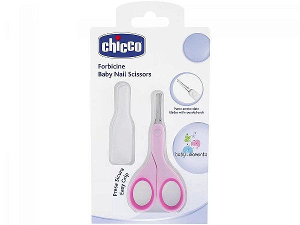 Tesoura para Bebê Rosa - Chicco