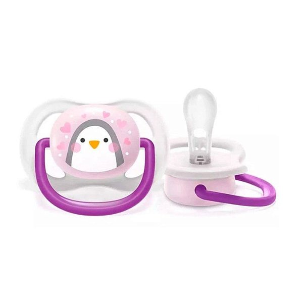 Chupeta Ultra Air Mna Pinguim 0-6m Scf08103