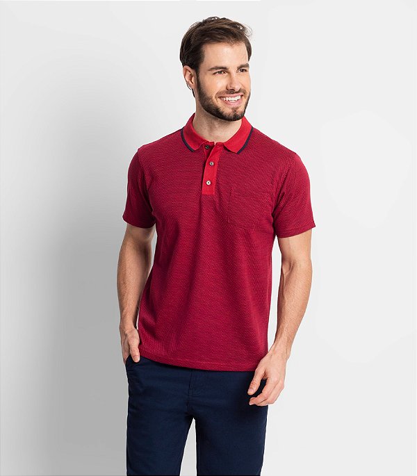Camisa Polo Masculina Rovitex