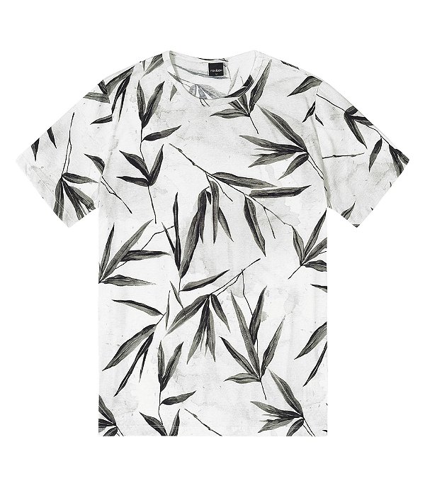 Camiseta Masculina Florida Adulto Rovitex Branca