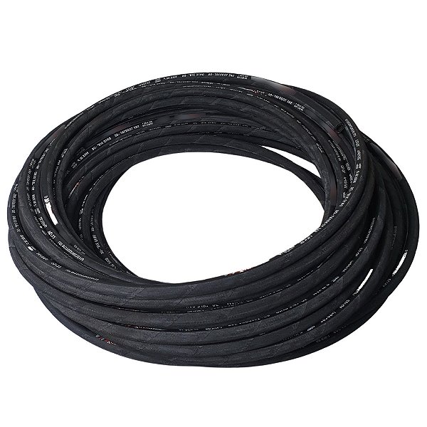 Mangueira Hidráulica R1 3/8"  1 Trama Alta Pressão Borrachas Londrina